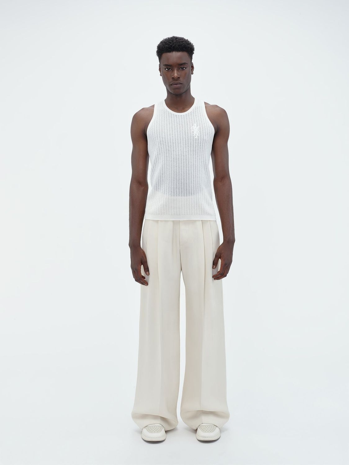 Amiri Sleeveless Vest In White