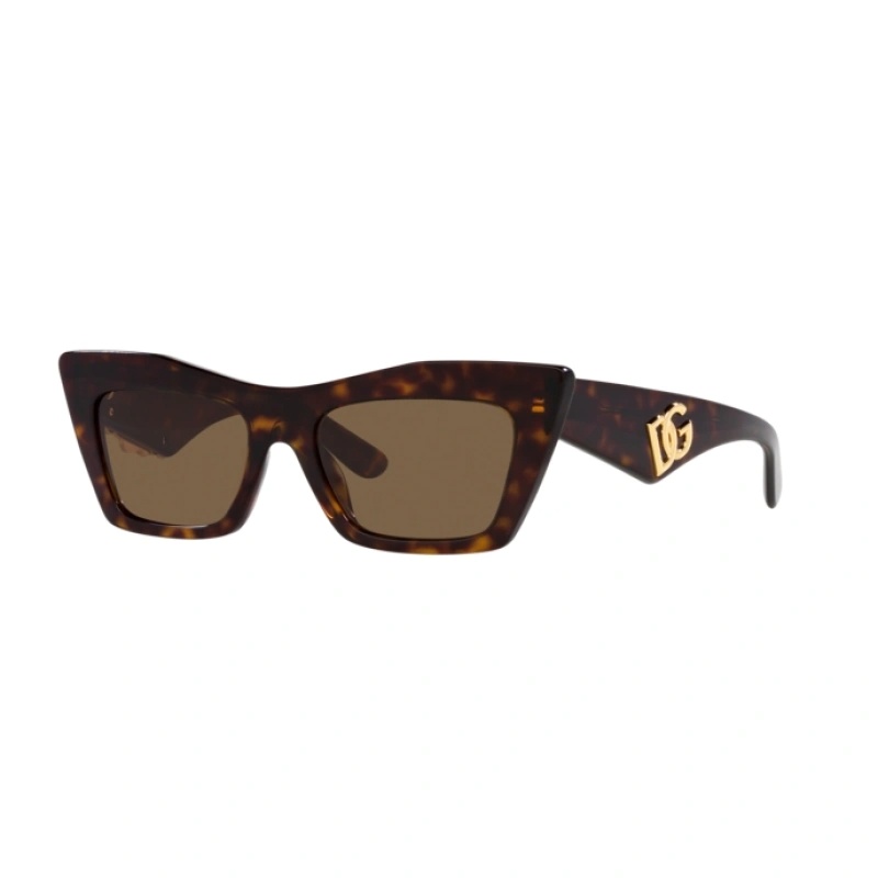 Dolce & Gabbana Dg4435 Cat-eye Frame Acetate Sunglasses In Brown