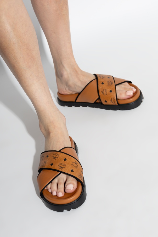 Mcm Sandals In Brown