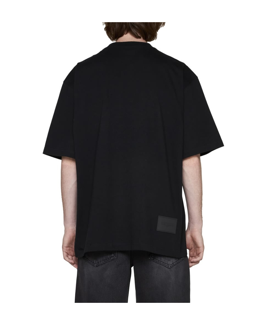 We11 Done Black Large Basic T-shirt In Black