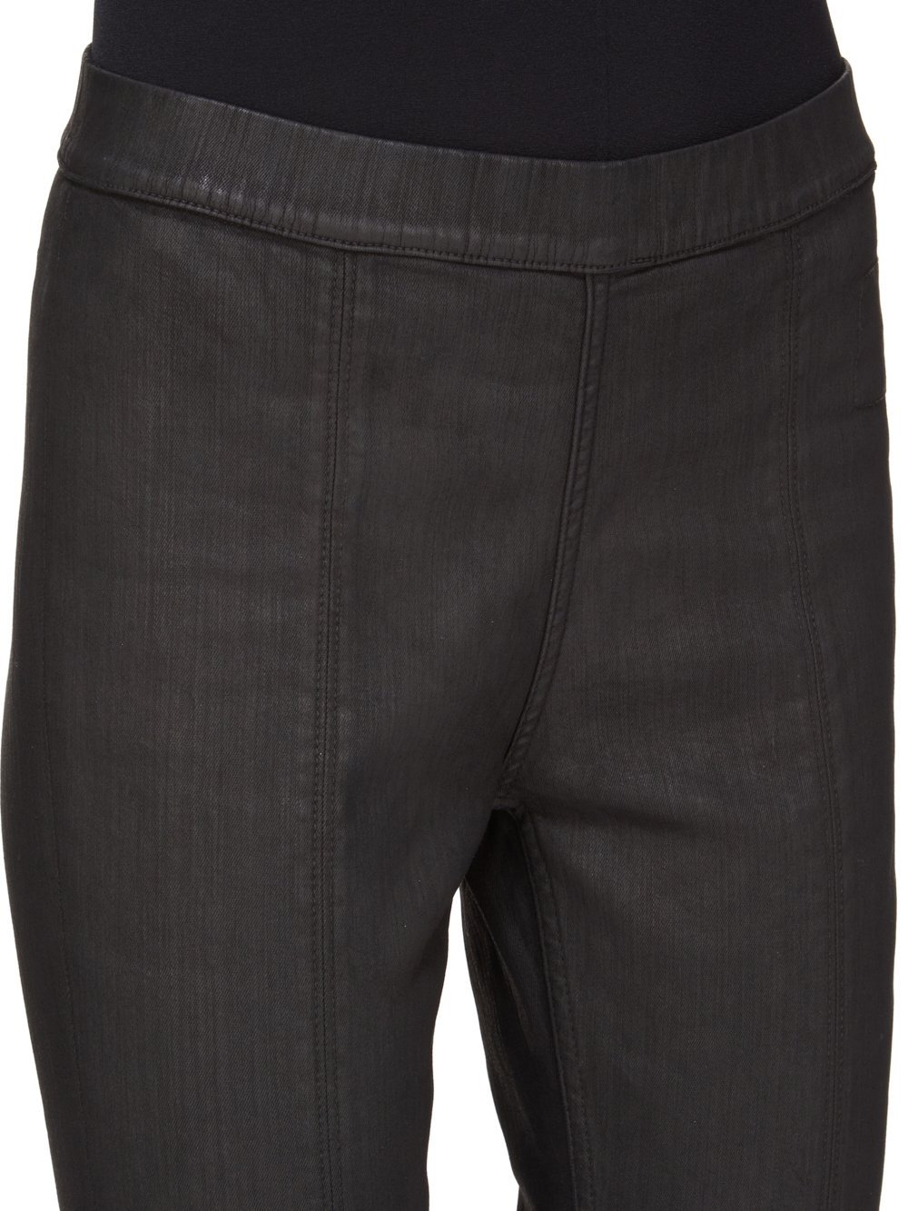 Rick Owens Drkshdw Side-zip Ankle-slit Leggings In Black