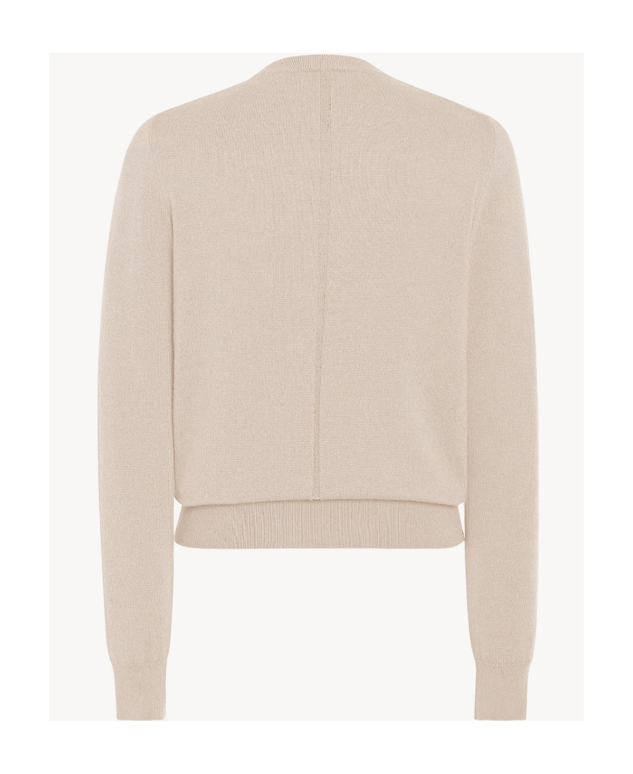 The Row Benji Cashmere Sweater In Nude