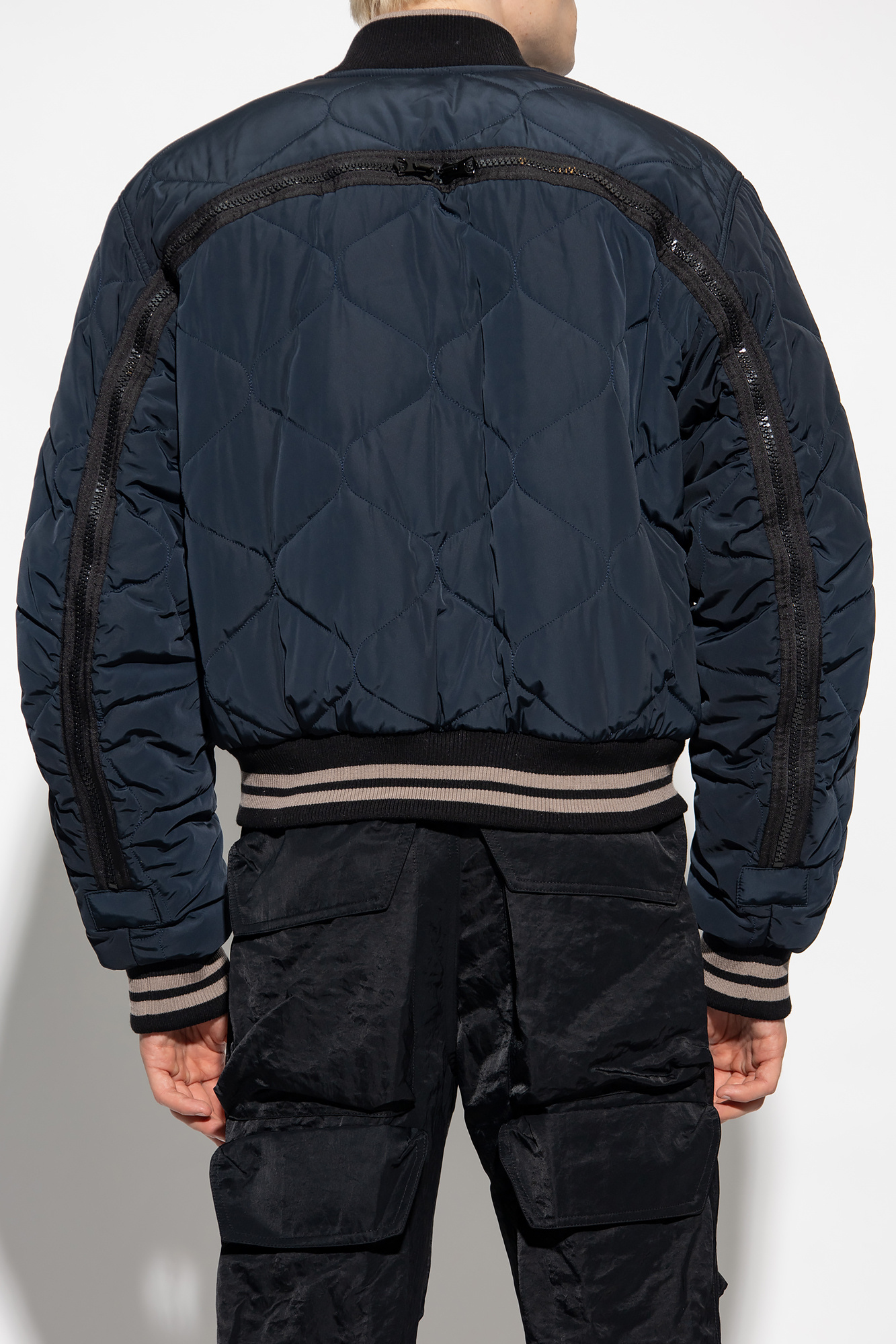 Dries Van Noten Long-sleeved Casual Jacket In Black