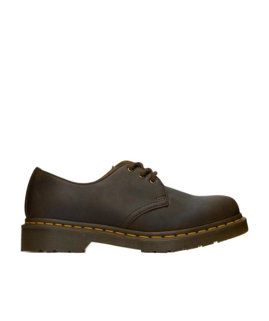 Dr. Martens 1461 Logo Oxford Shoes In Black