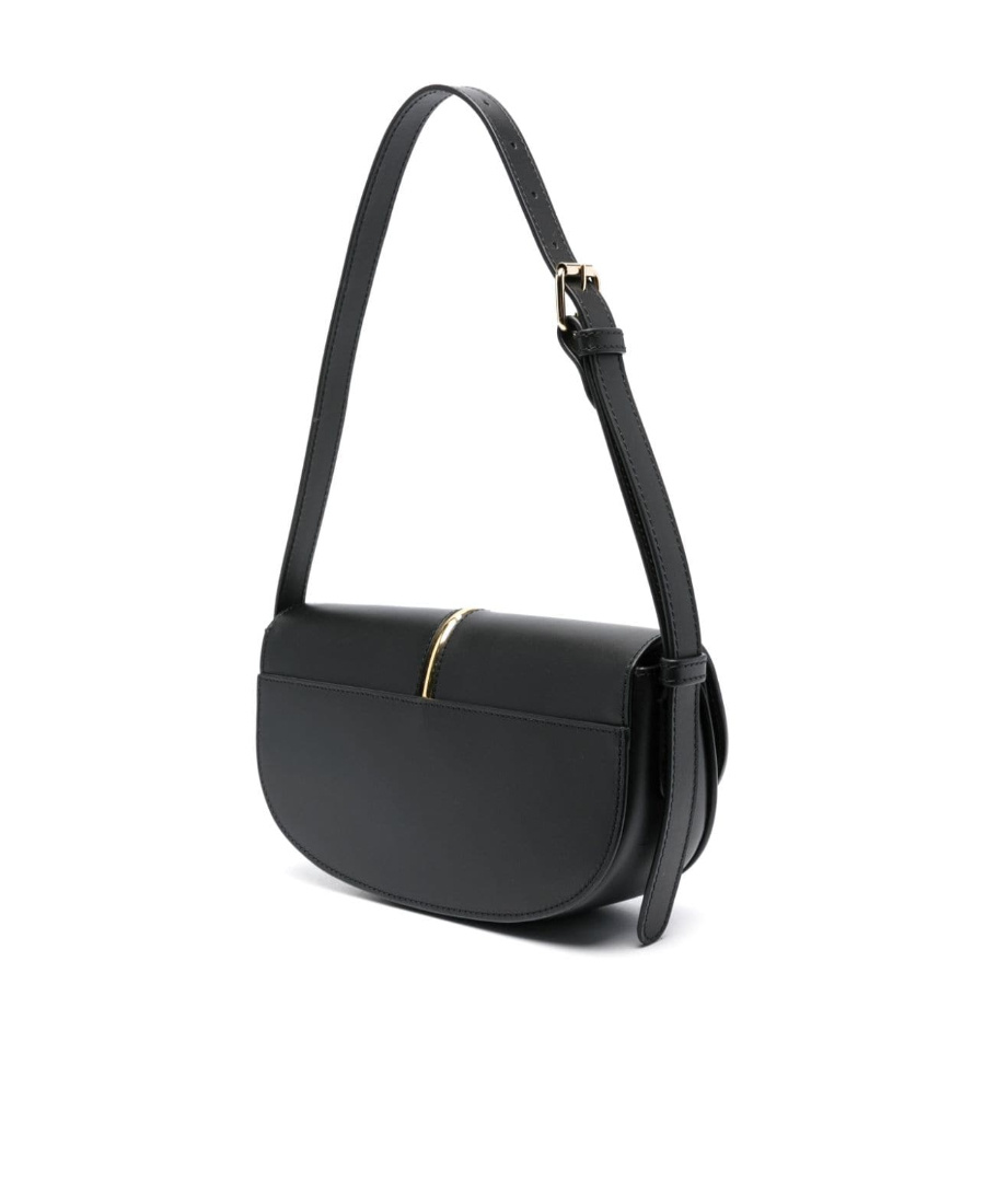 Apc Betty Leather Shoulder Bag In Black