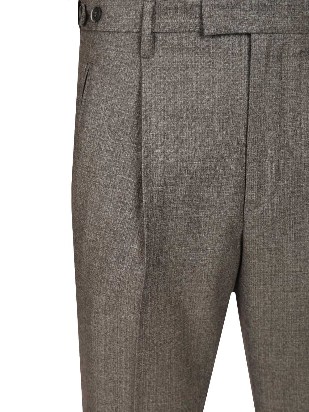 Barena Venezia Logo Casual Pants In Brown