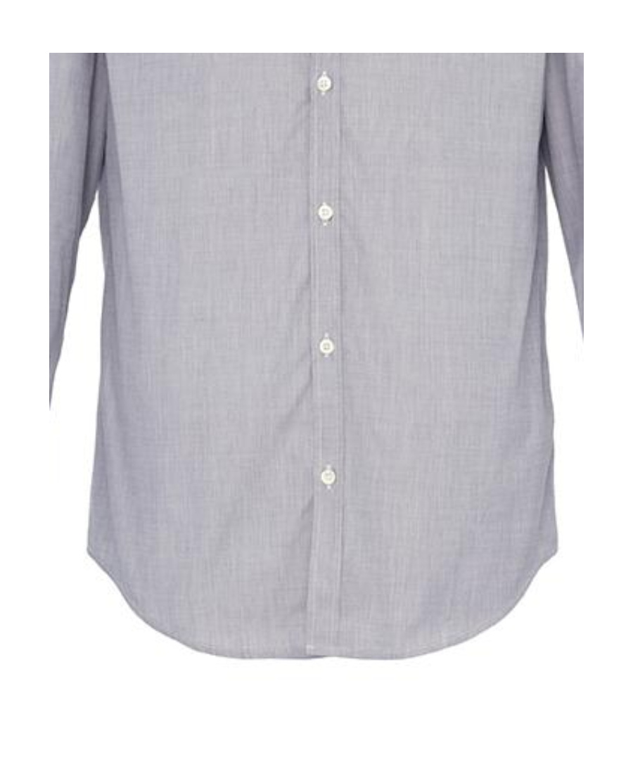 Emporio Armani Long-sleeved Shirt In Gray