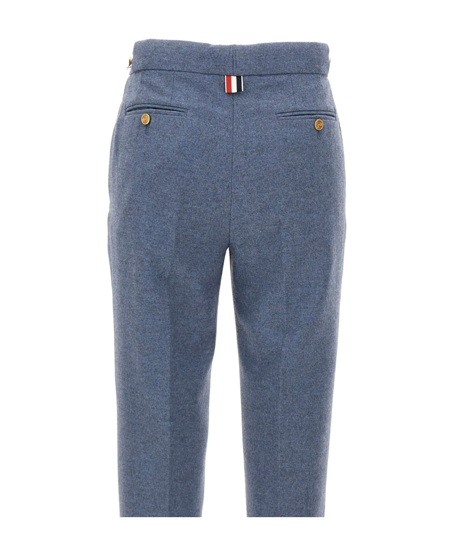Thom Browne Cropped Slim-cut Trousers