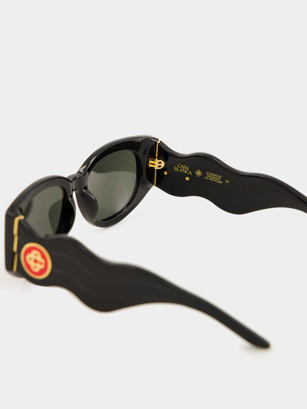 Casablanca Full-frame Sunglasses In Black