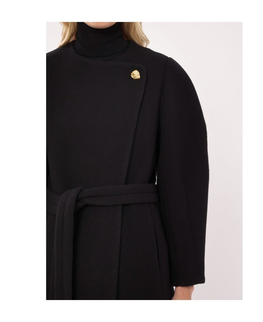 Chloé Belted Silk Jacket In Black