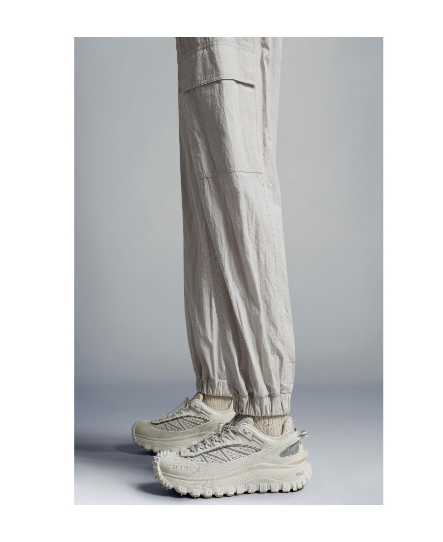 Moncler Cargo Track Pants In Gray