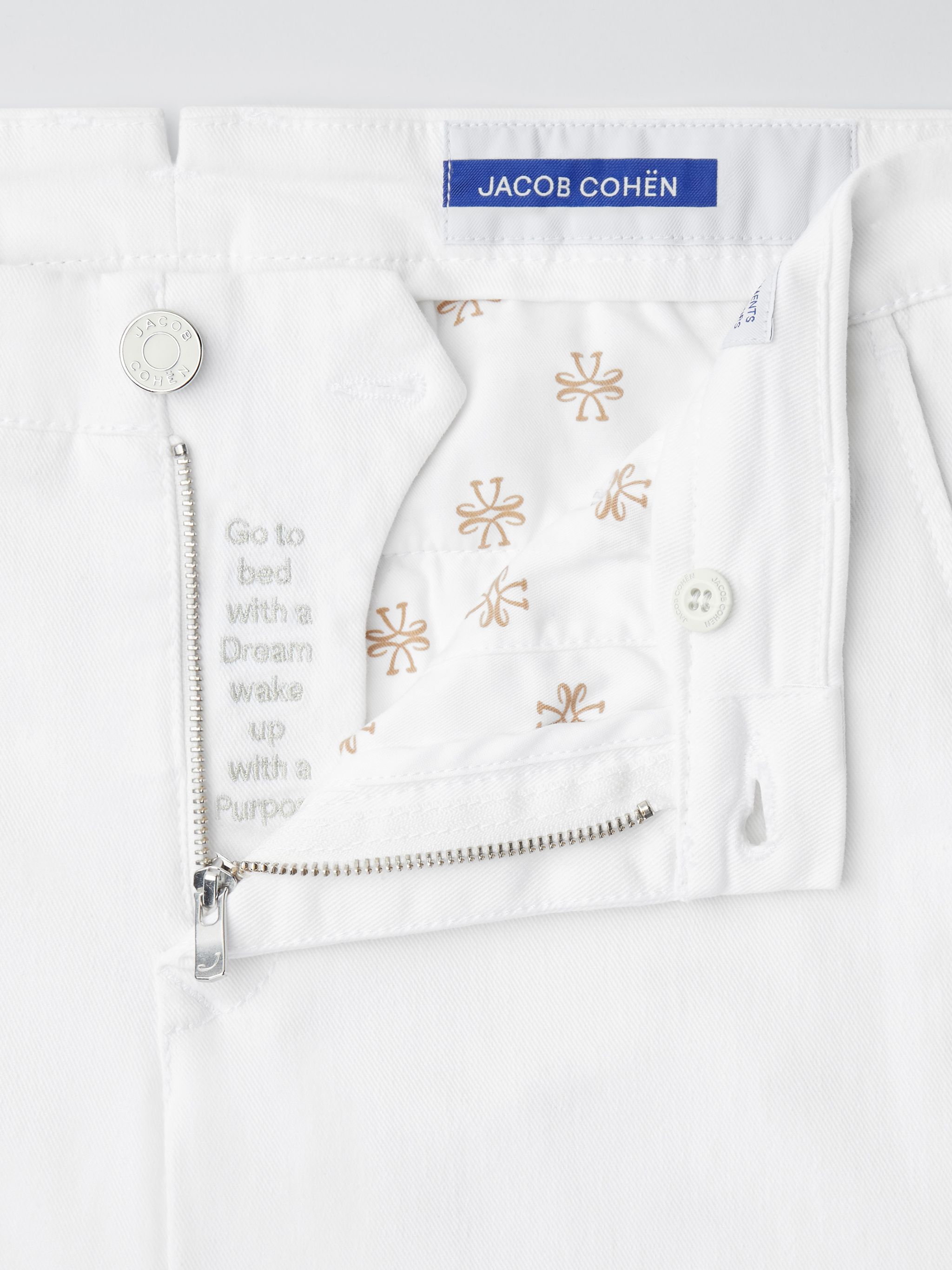 Shop Jacob Cohen Bobby Low-rise Slim-fit Jeans In White