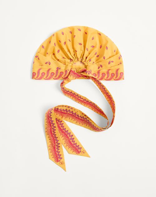Valentino Feather Print Resort Headband