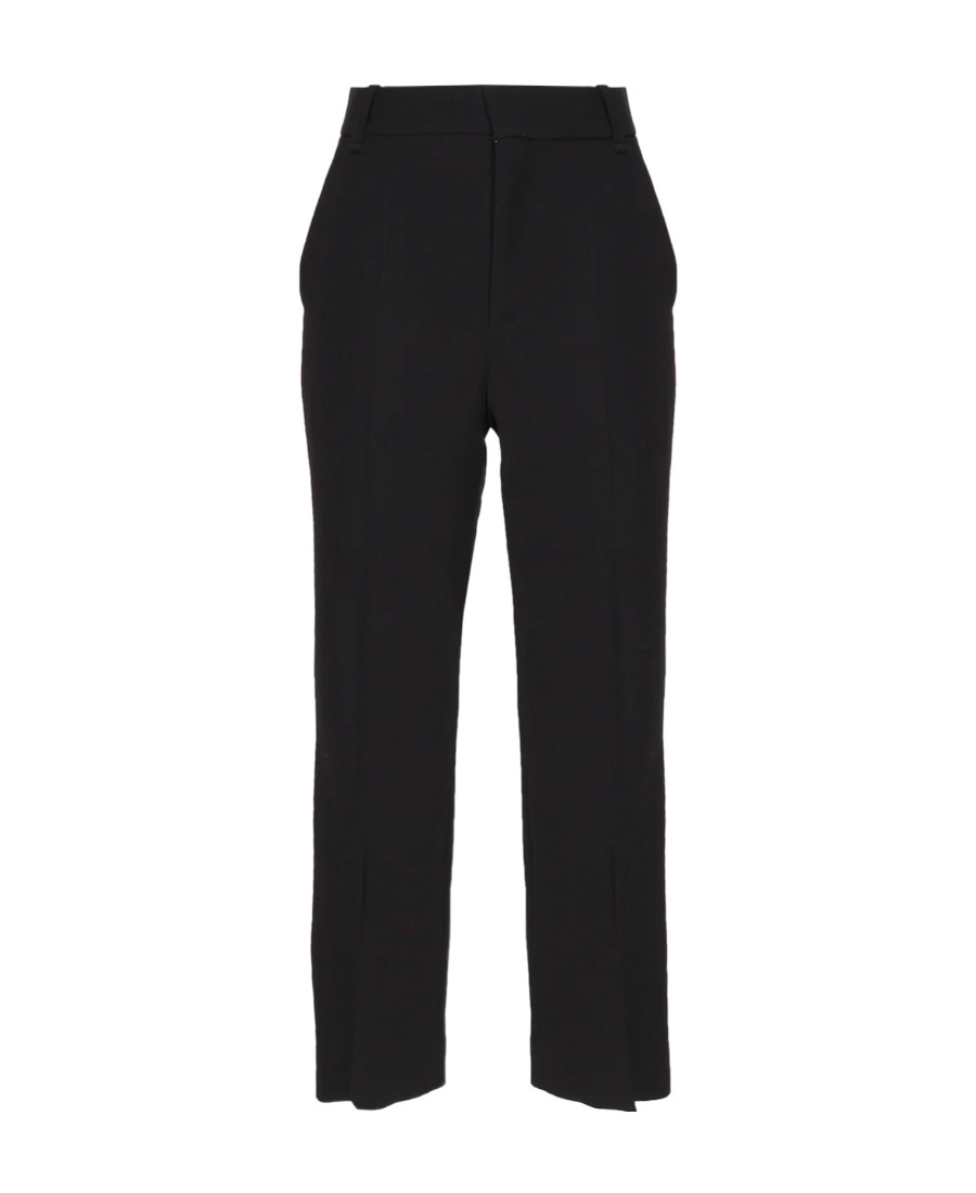 Chloé Nine-point Casual Pants In Black