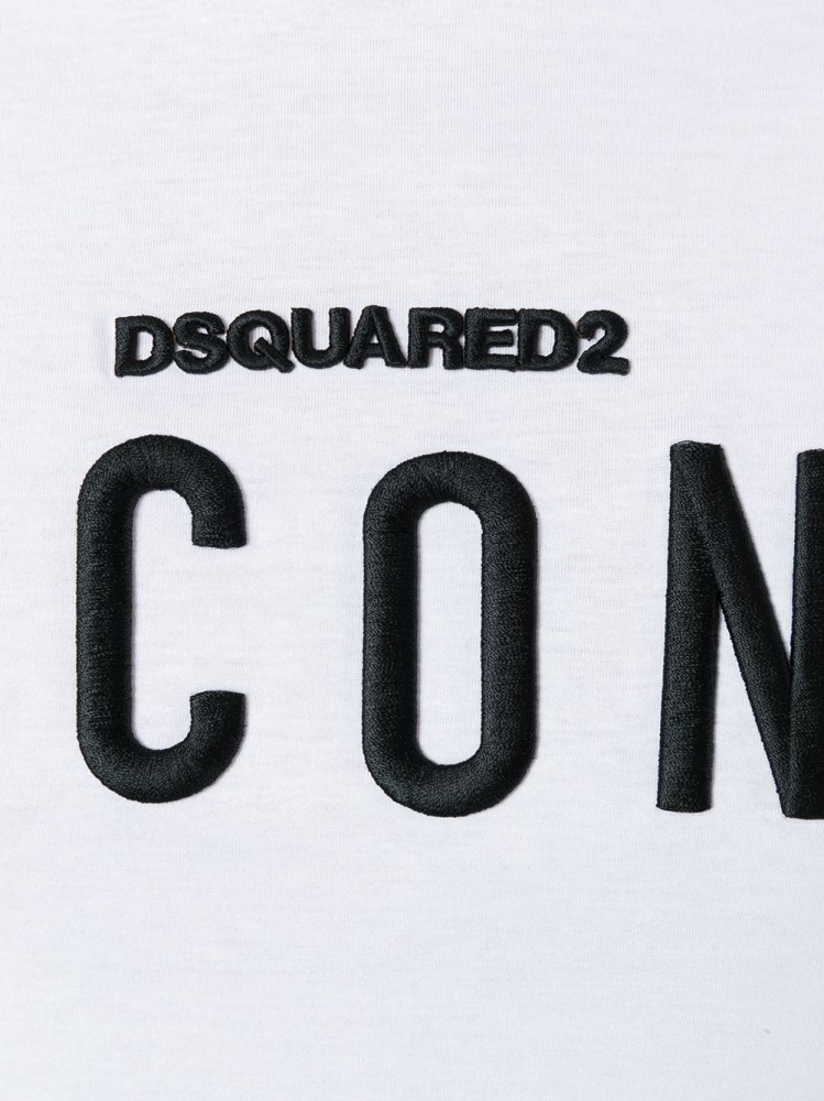 Dsquared2 Logo Details T-shirt In White