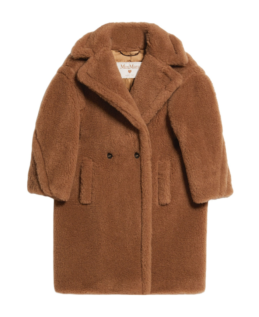 Max Mara Double Breasted Coat In Brown