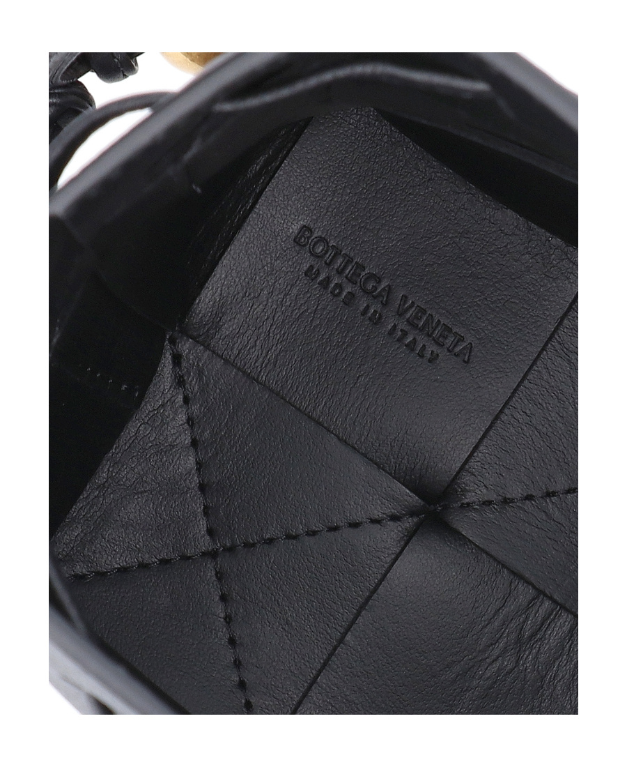 Bottega Veneta Cassette Mini Bucket Shoulder Bag In Black
