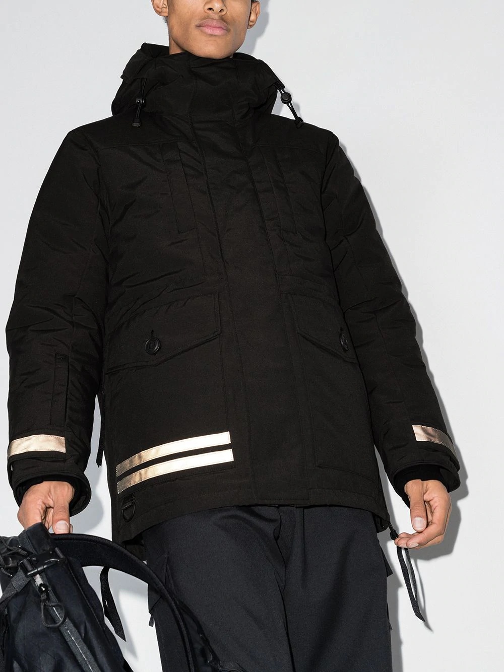 Canada Goose Toronto Hooded Jacket In Black