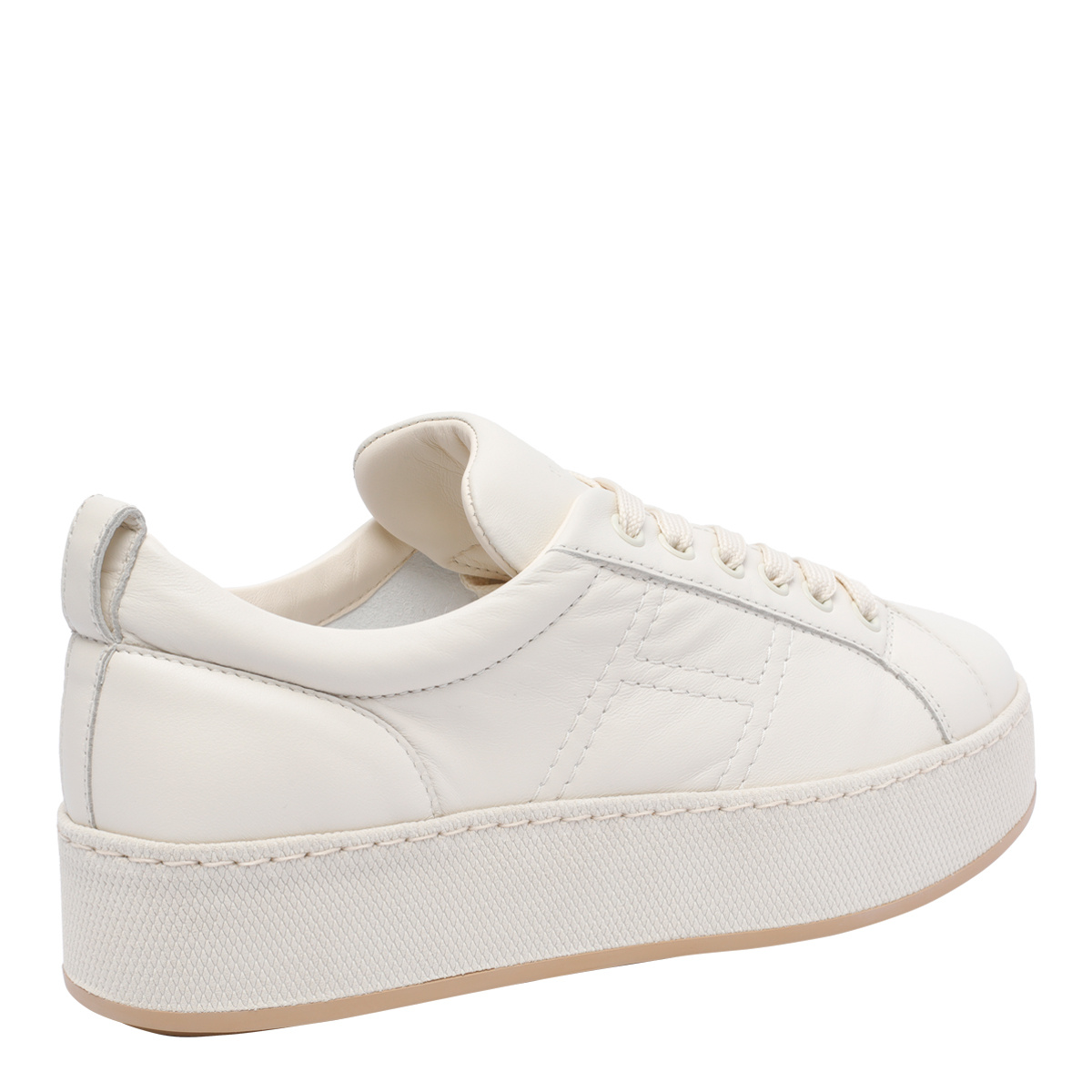 Hogan H-stripes Sneakers In White