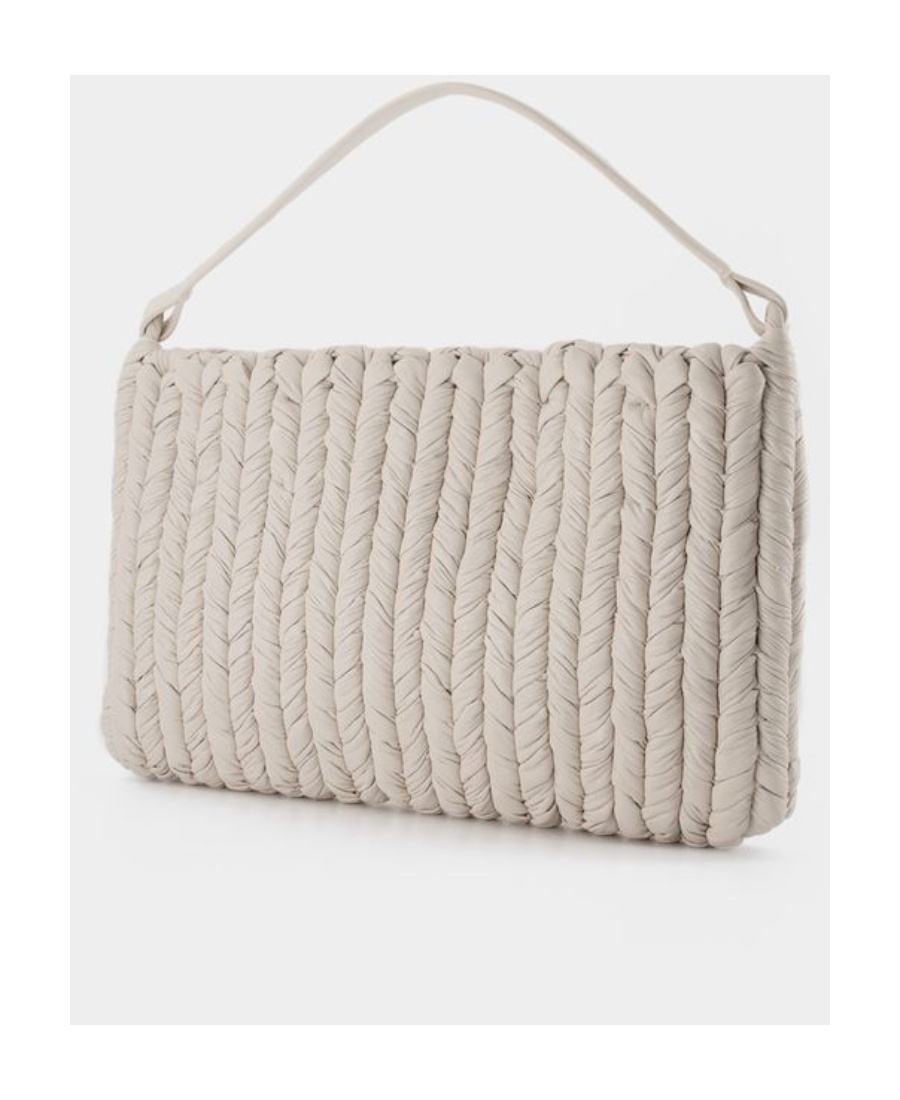 Nanushka The Square Shoulder Bag In Nude