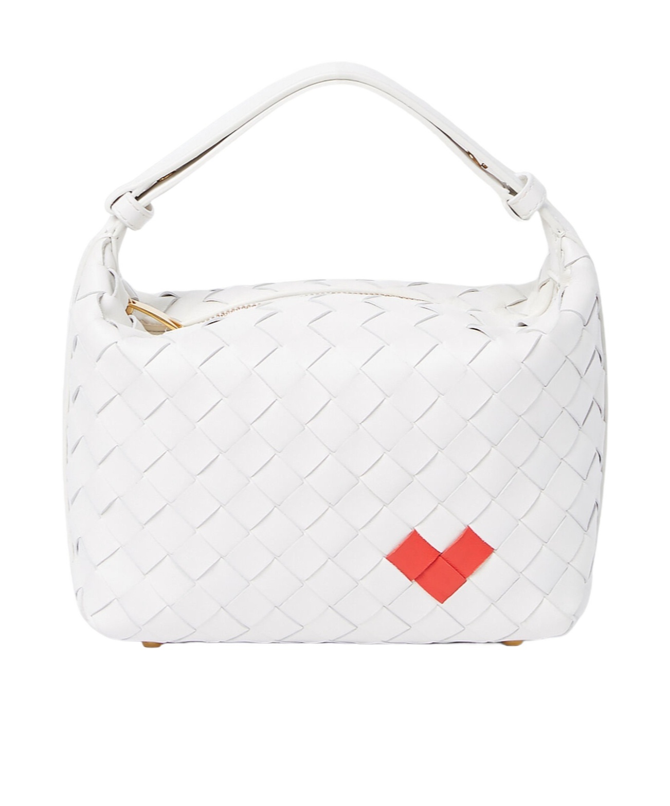 Bottega Veneta Mini Wallace Shoulder Backpack In White