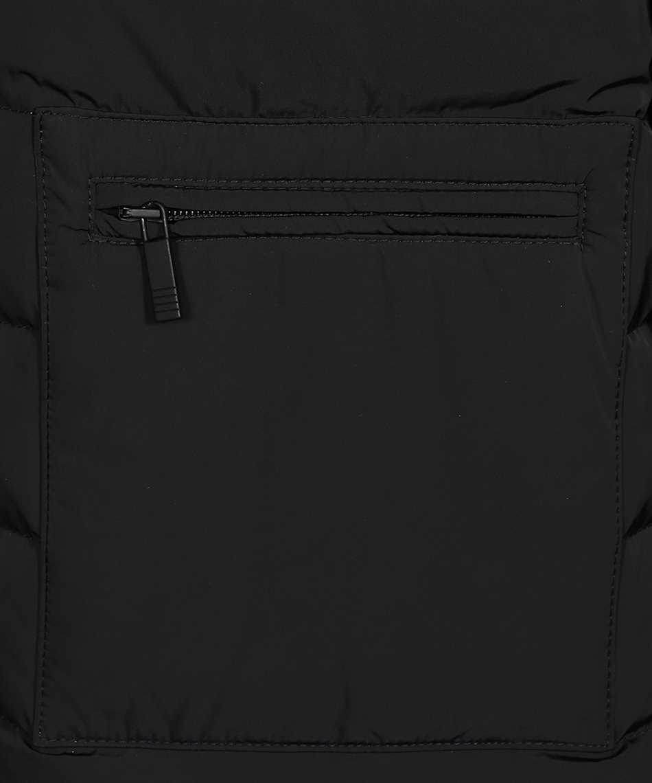 Thom Browne Down Jacket 4bar In Black