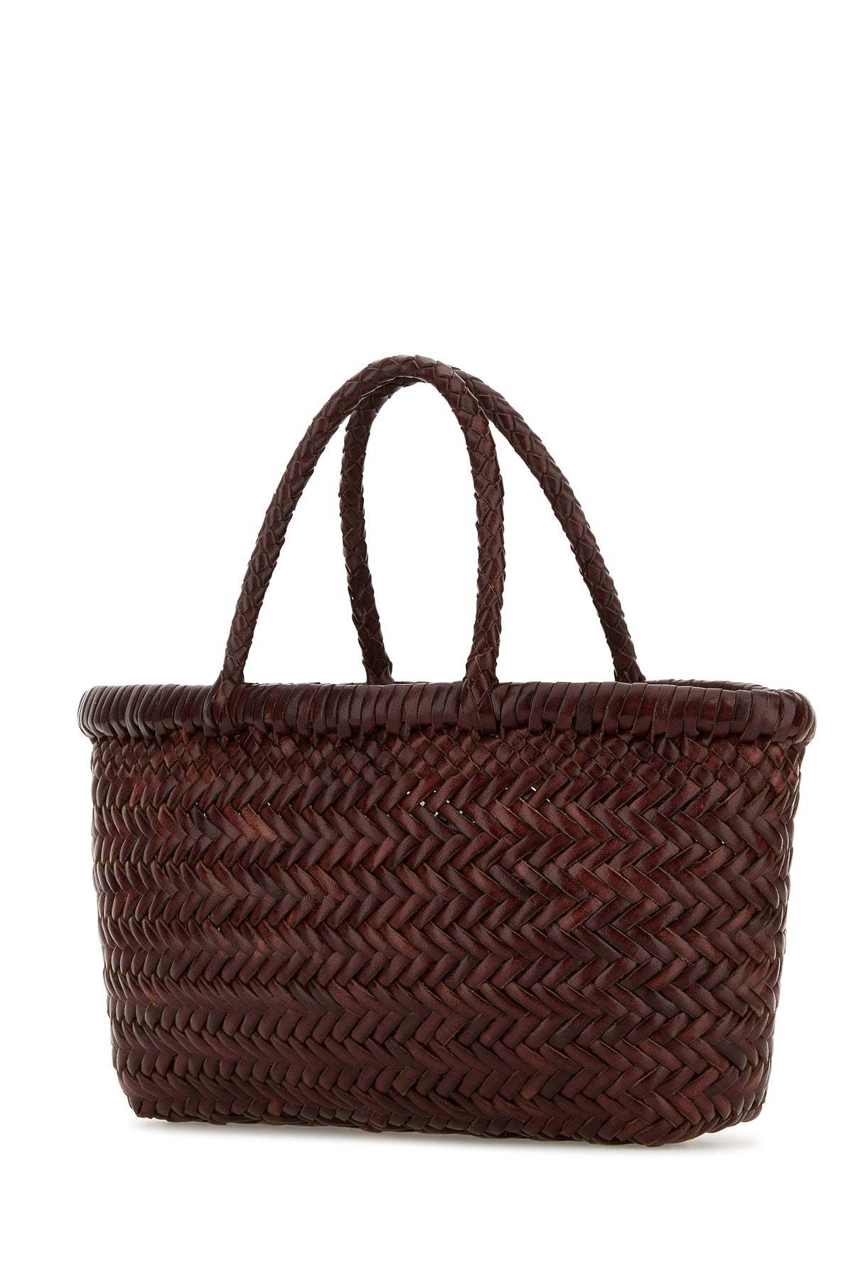Dragon Diffusion Flat Gora Mini Tote Bag In Brown