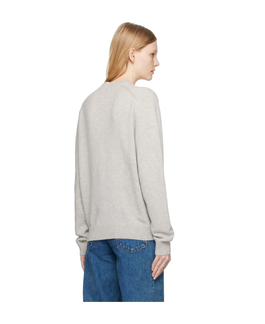 MAISON KITSUNÉ BABY FOX ROUND NECK SWEATER
