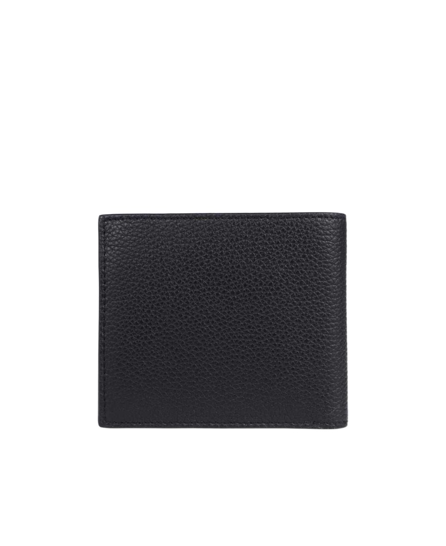 Tom Ford Leather Bifold Wallet With Logo Stamp
