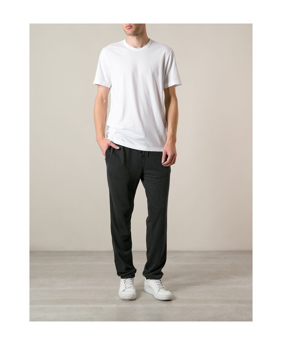 Shop James Perse Short Sleeved T-shirt In White