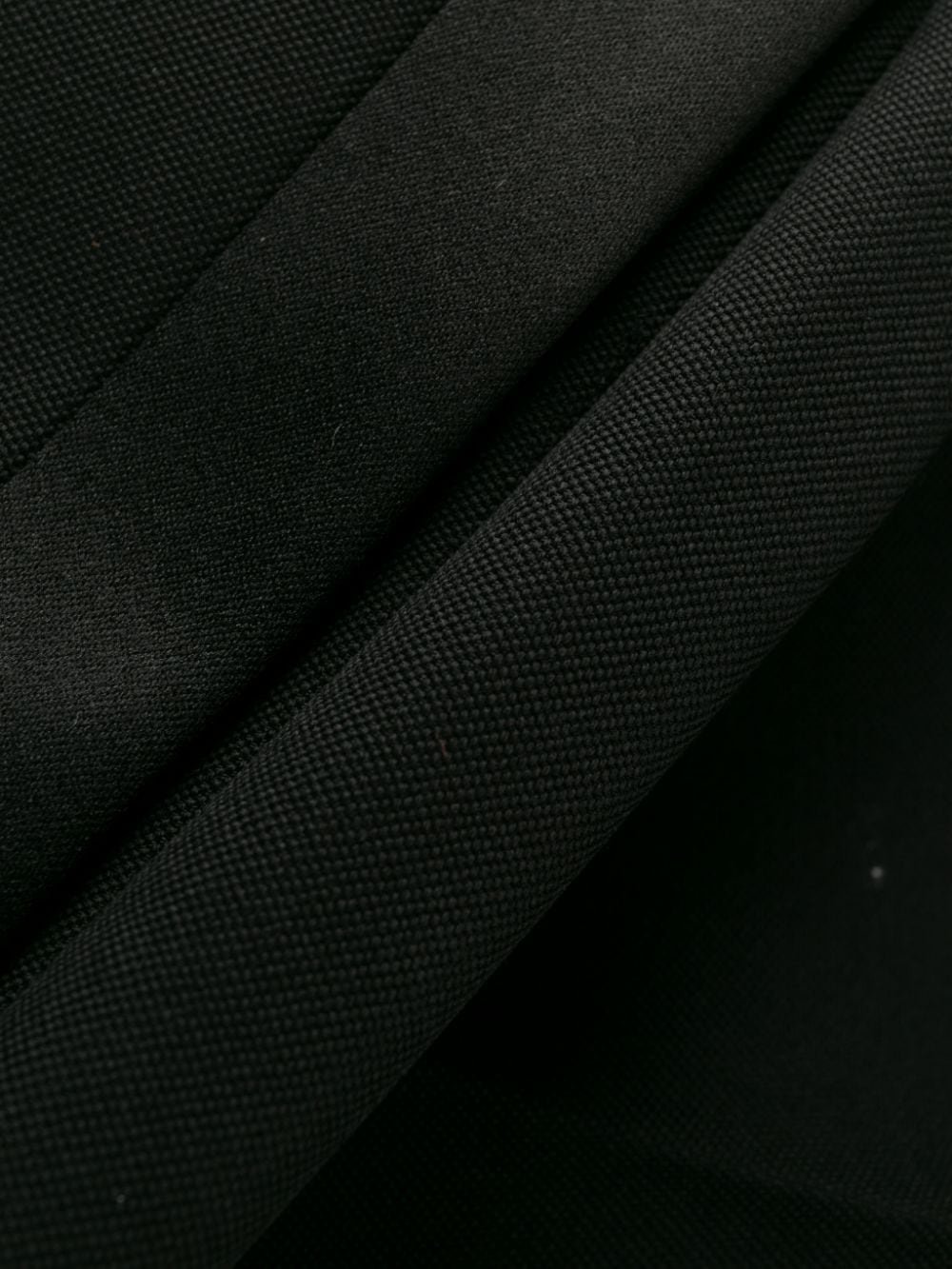 Saint Laurent Pleated Grain De Poudre Wool Straight-leg Pants In Black
