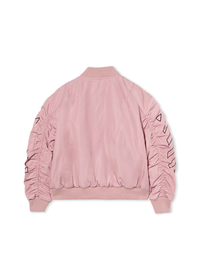 Off-white Logo Bomber Jacket In Pink