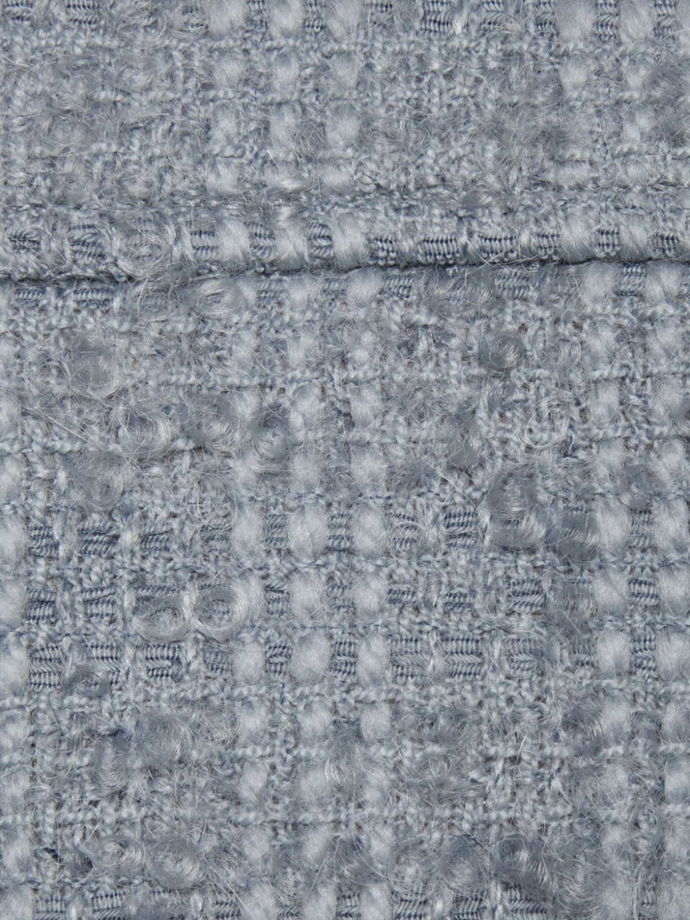 Gucci Mid-rise Tweed Miniskirt In Blue
