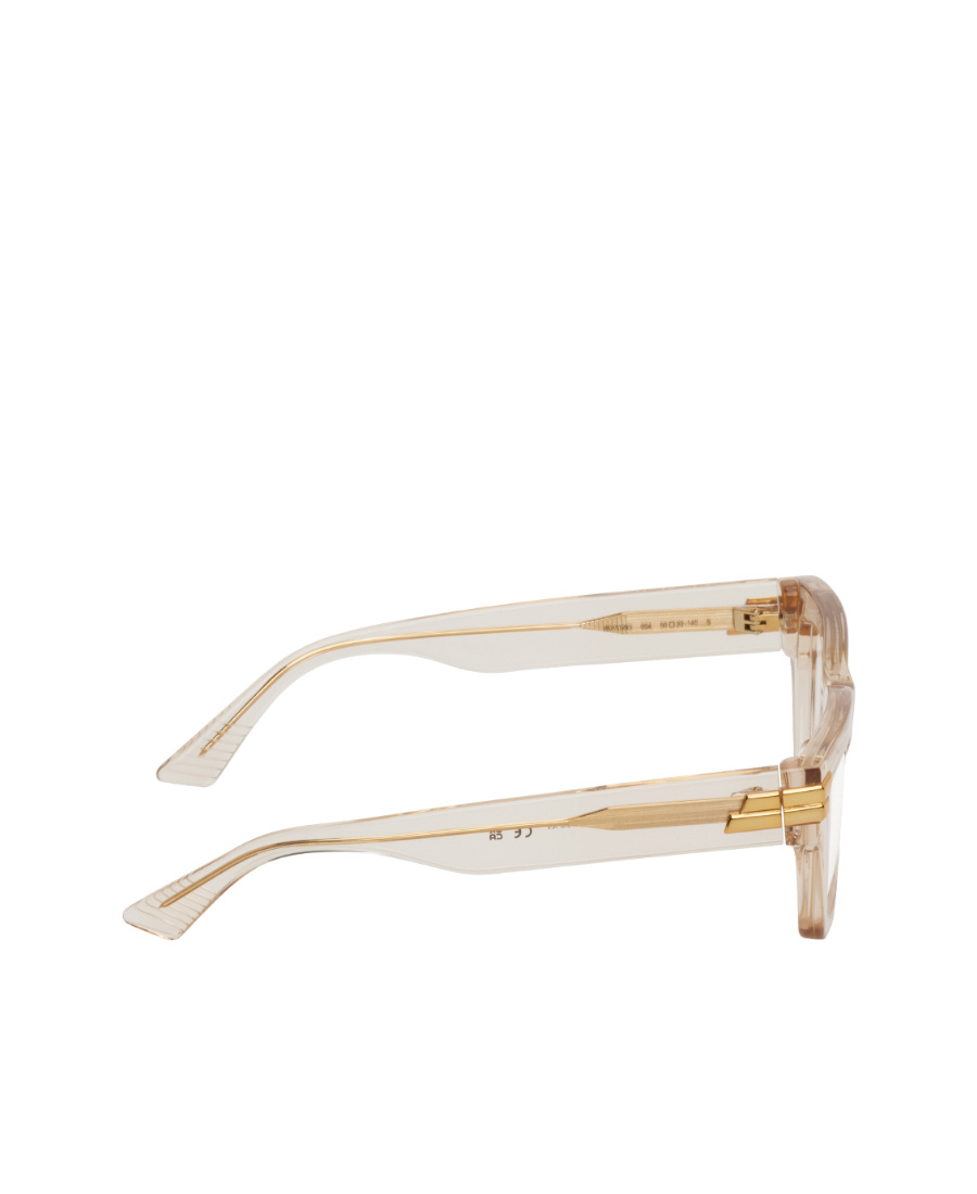 Bottega Veneta Transparent-frame Design Glasses In White