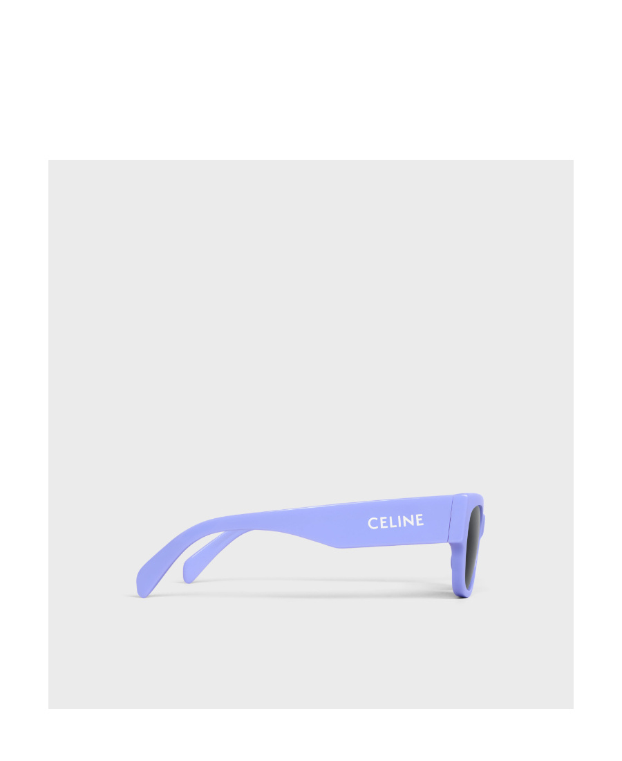 Celine Rectangular-frame Sunglasses In Purple