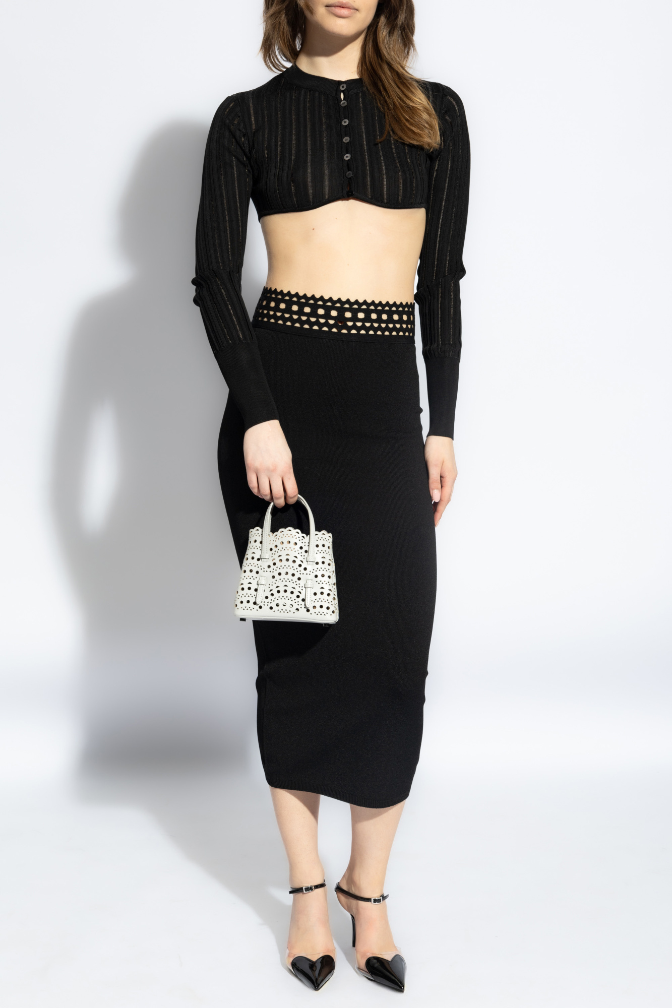 ALAÏA DECORATIVE TRIM SKIRT