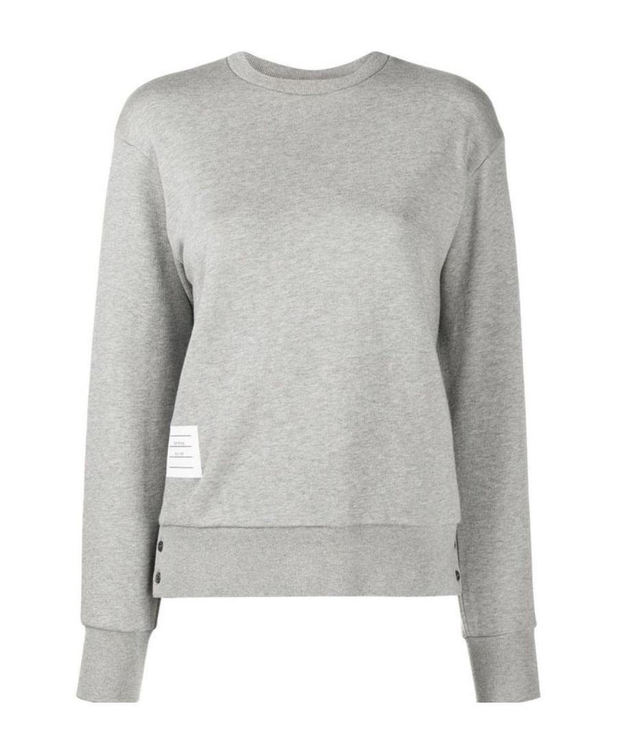 Thom Browne Rwb Stripe Cotton Sweatshirt