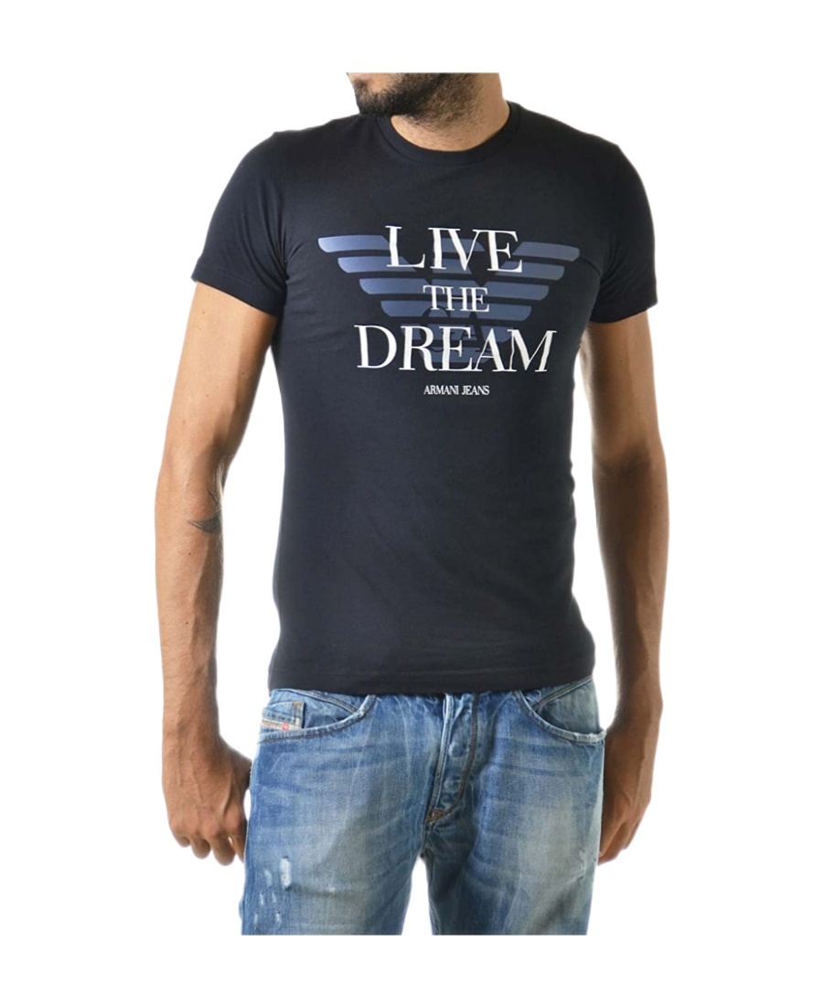 ARMANI JEANS LOGO DETAILS T-SHIRT