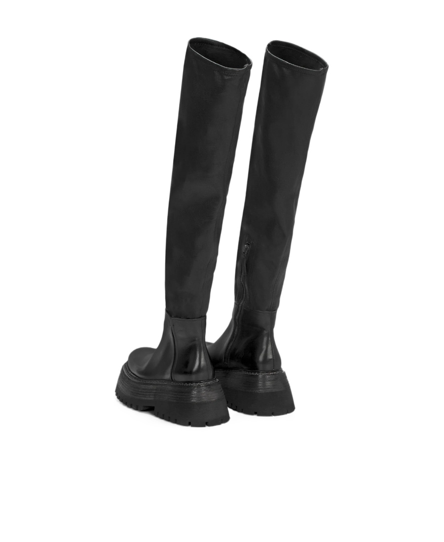 Marsèll Round-headed Boots In Black