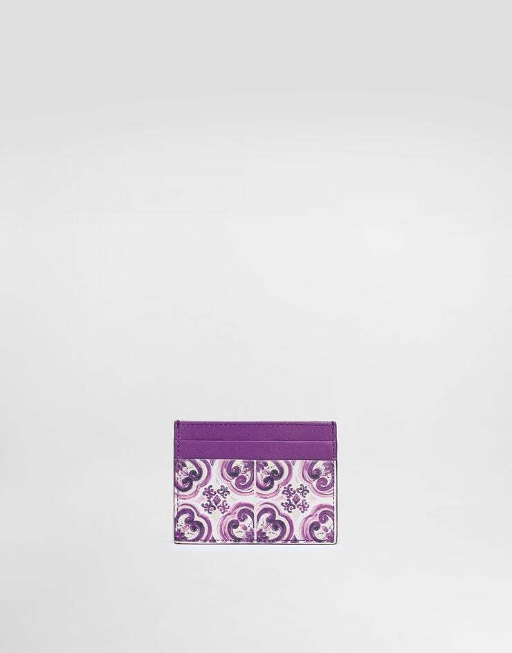 Dolce & Gabbana Dolce Gabbana Majolica-printed Card Holder