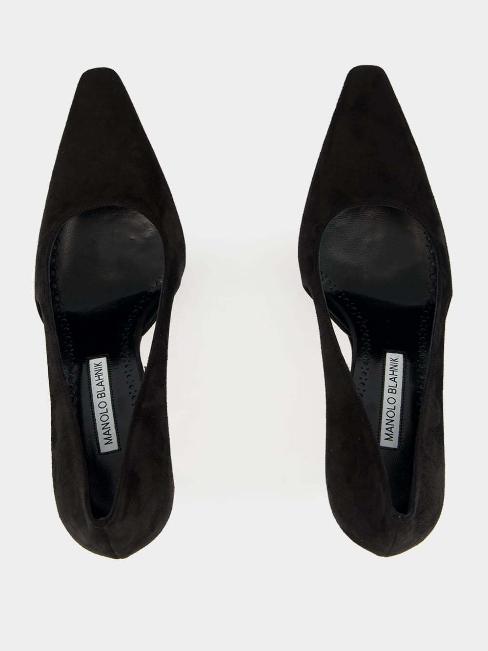 Manolo Blahnik Boukefalos Suede Cut-out Pumps In Animal Print