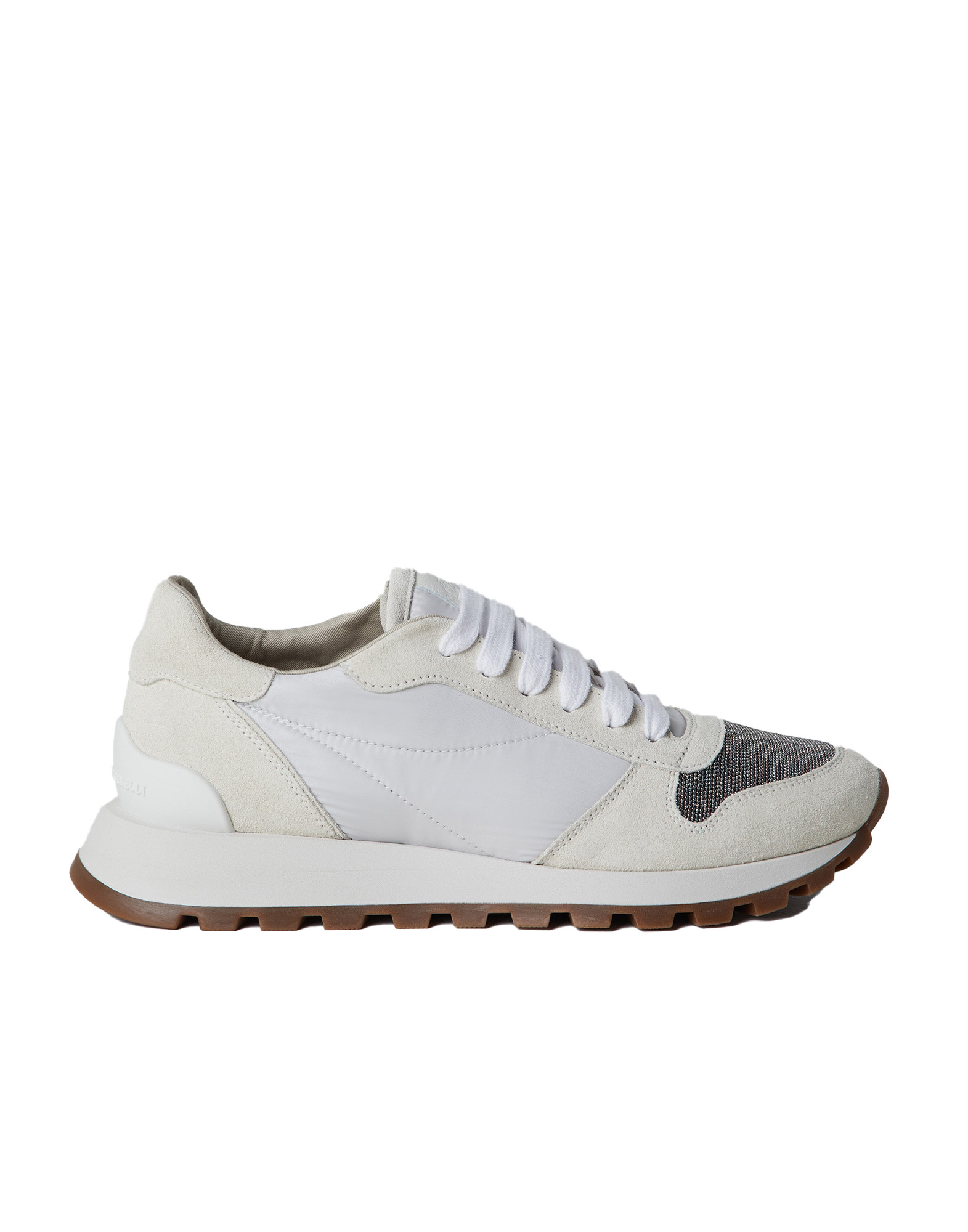 Brunello Cucinelli Multicolor Precious Band Insert Sneakers In White