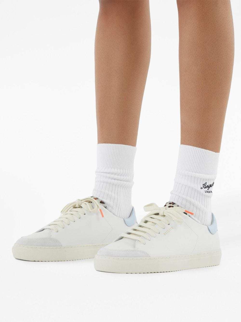 Axel Arigato Round Head Lace-up Casual Shoes In White