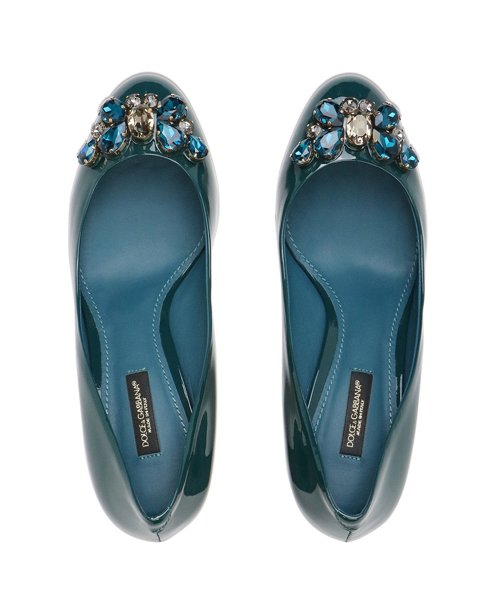 Dolce & Gabbana Crystal High Heels In Black