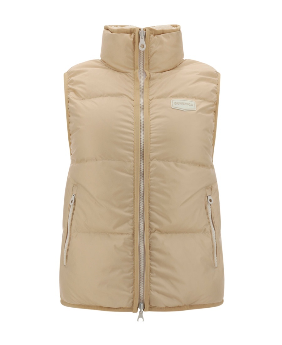 Duvetica Grumium Down Vest In Nude