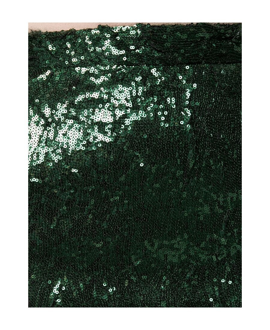 N°21 Sequined Pencil Skirt In Black