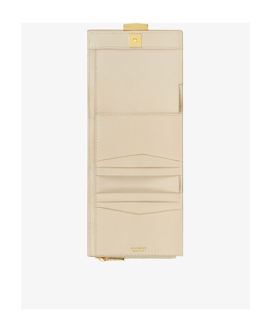 Givenchy 4g Trifold Wallet In Nude