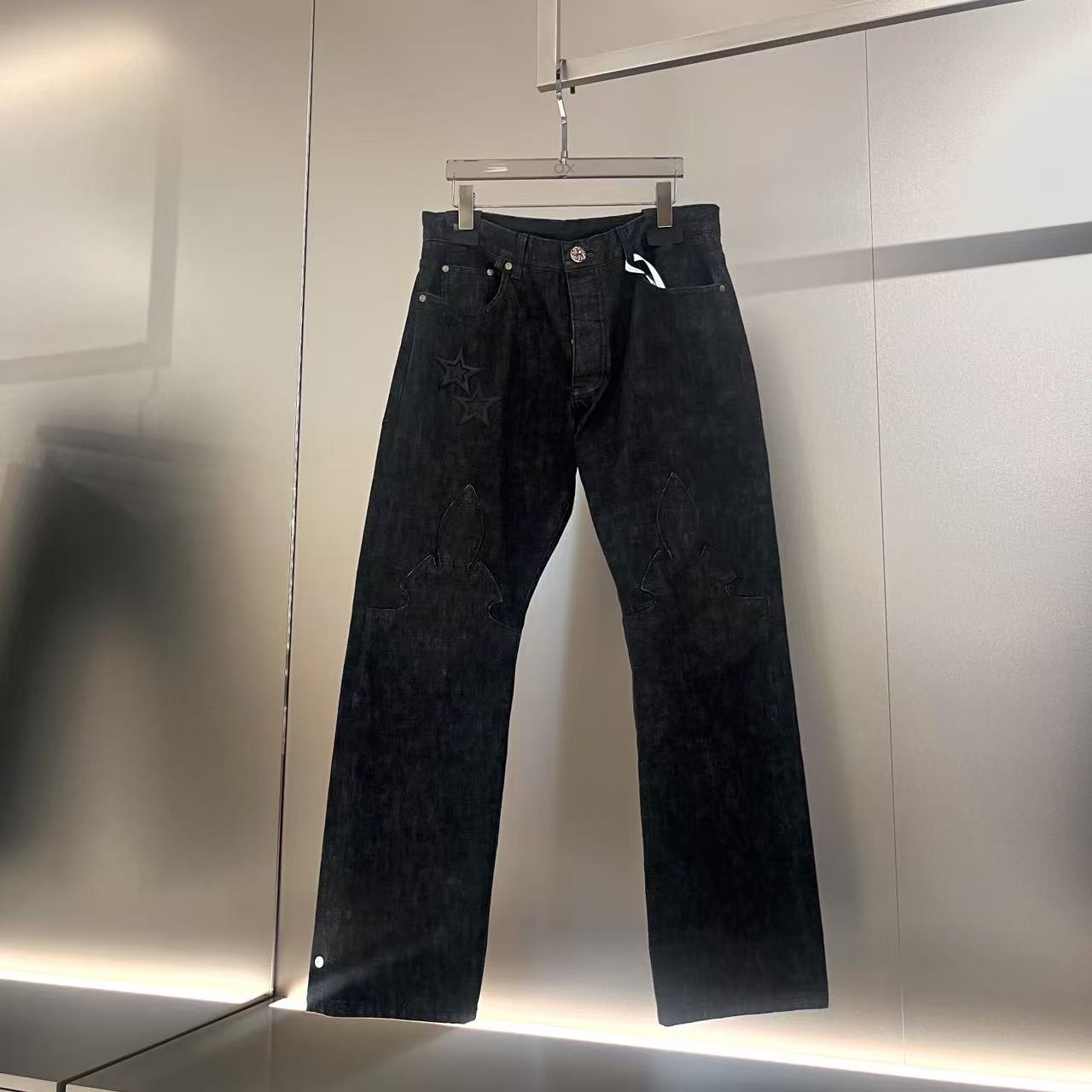 Chrome Hearts Belt Loop Jeans In Black