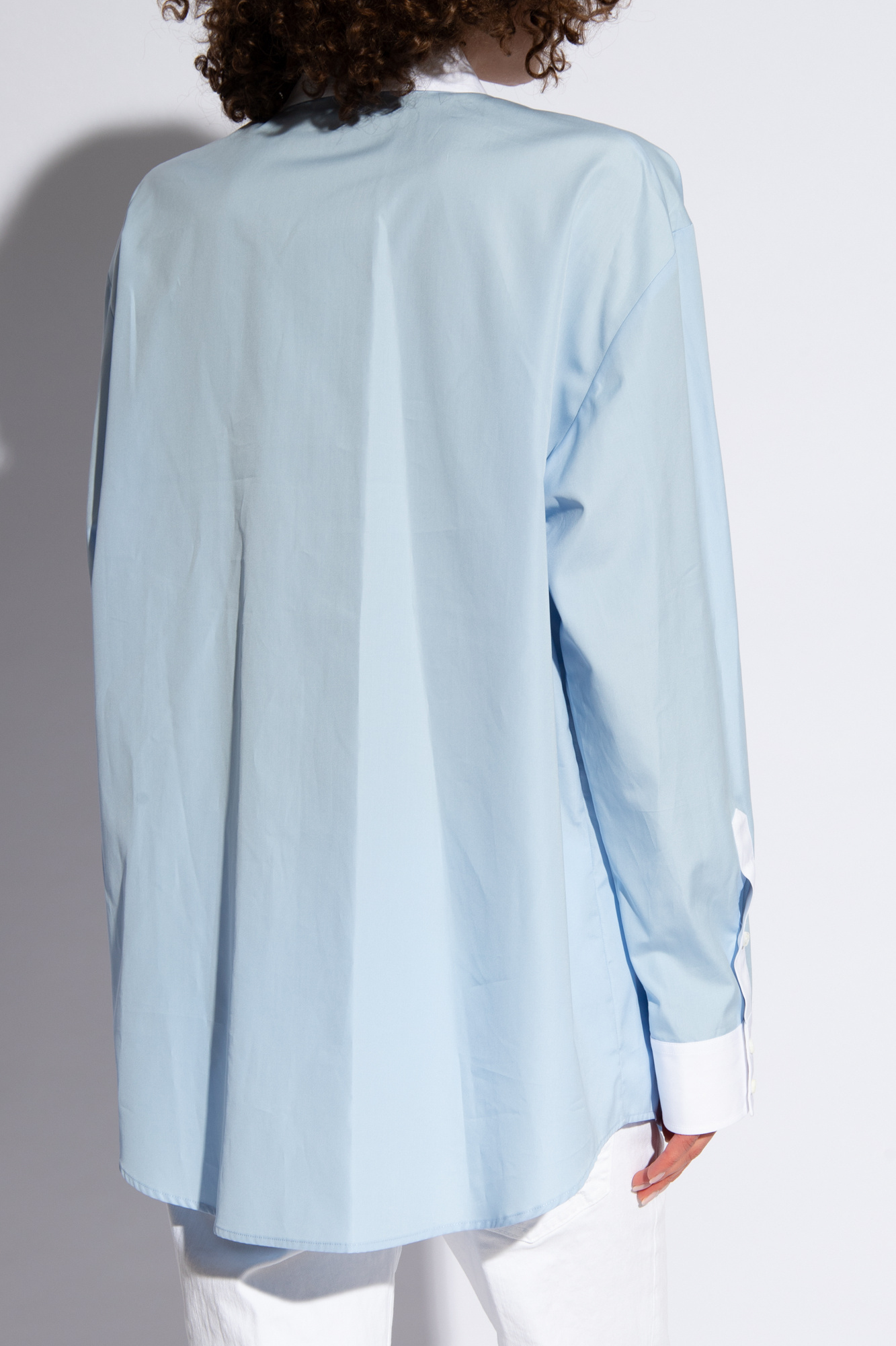 Shop Dsquared2 Lover Cotton Shirt In Blue