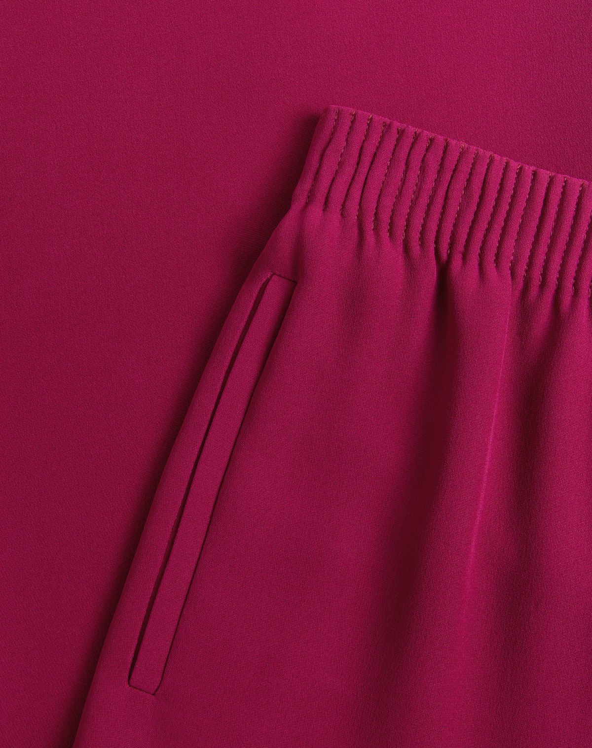 Valentino Cady Couture Wide-leg Pants In Red